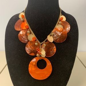 Orange necklace